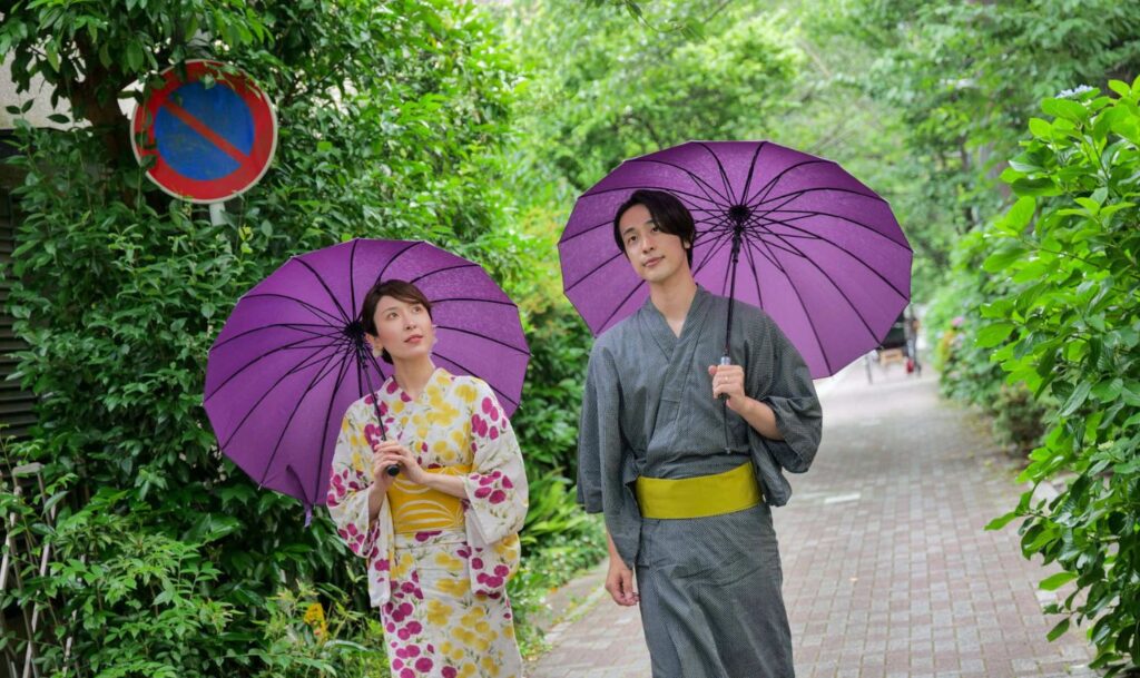 鎌倉 紫陽花 浴衣